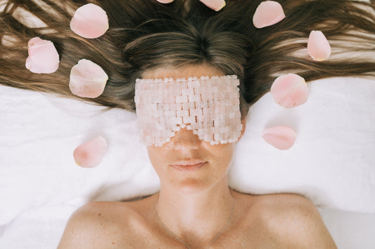 Luxurious Rose Quartz Eye Mask